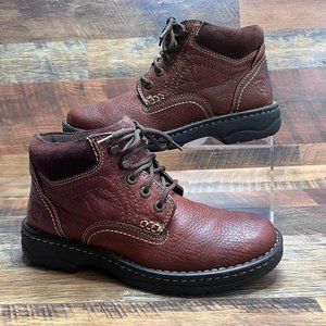 Ariat Women's Performer 4LR Lace Up Brown Pebble Leather Boots Size 7.5